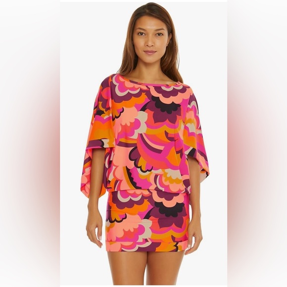 Trina Turk Other - FAN FAIRE SWIM TUNIC DRESS,
LOVELY COLORS